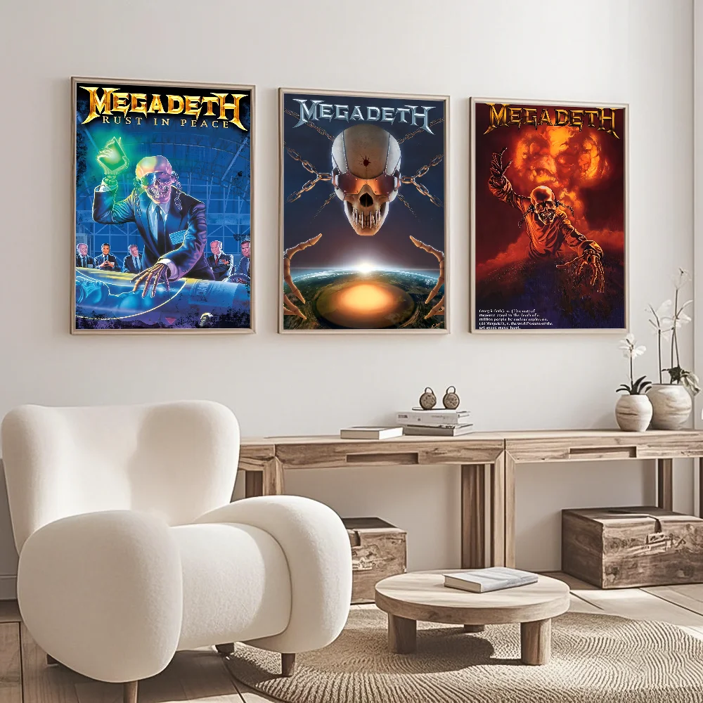 M-Megadeths Ağır Metal Rock Gr - Musical Instrument Poster incelemesi ve fiyatı