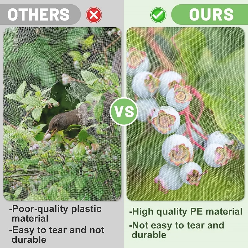 Gemüse Pflanze Insekten Schutznetz Garten Obst Pflege Abdeckung Netzwerk Gewächshaus Schutznetz Schädlingsbekämpfung Anti-Vogelnetz – Detail 6