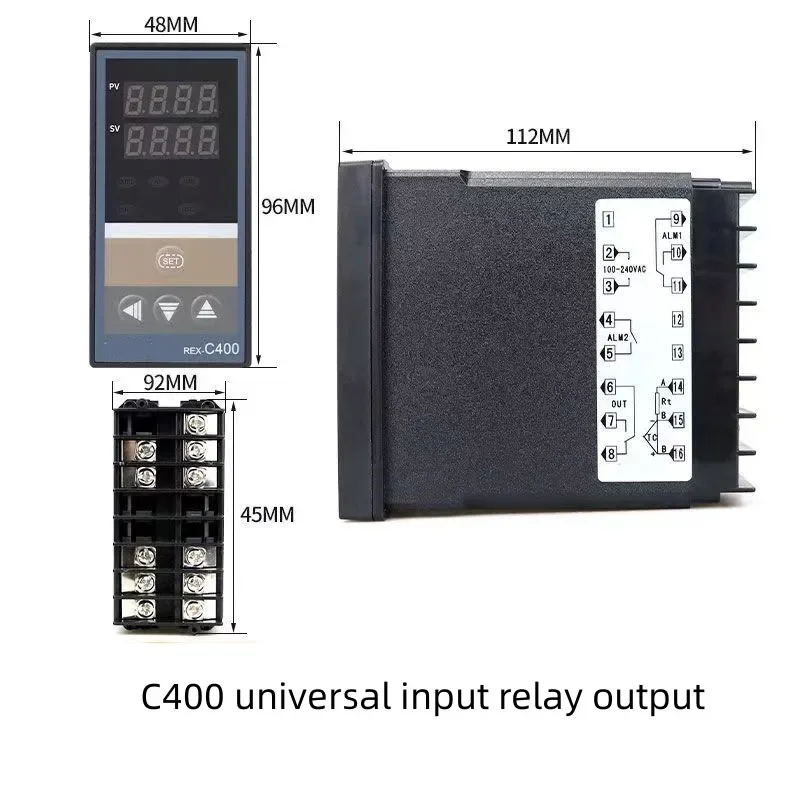 Instrument Temperature Control REX-C400 Controller REX-C400FK02-M*AN Relay output / REX-C400FK02-V*AN SSR output