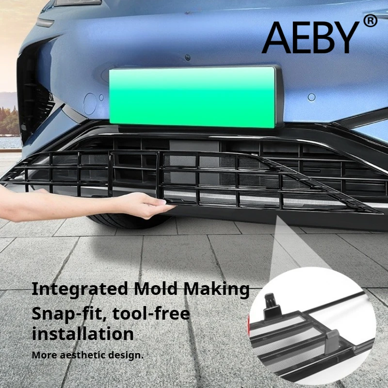 AEBY para BYD Sealion 7 2024 rejilla frontal de malla antiinsectos, Protector de malla antiinsectos, fácil instalación, accesorios para automóviles