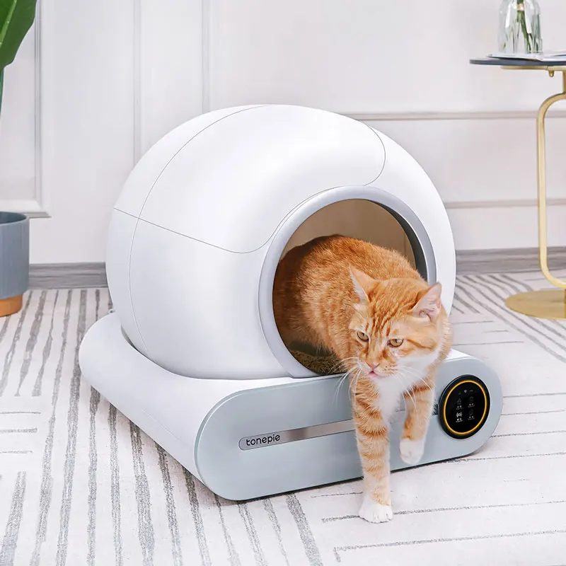 

Automatic Smart Cat Litter Box Self Cleaning Fully Enclosed Cat Litter Box Pet Toilet Litter Tray Pet Products Arenero Gato 65L