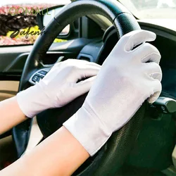 Women Spandex Gloves Classic Thin High Quality Short Sun Protection High Elastic Female Jewelry Etiquette Dance Boutique Gloves