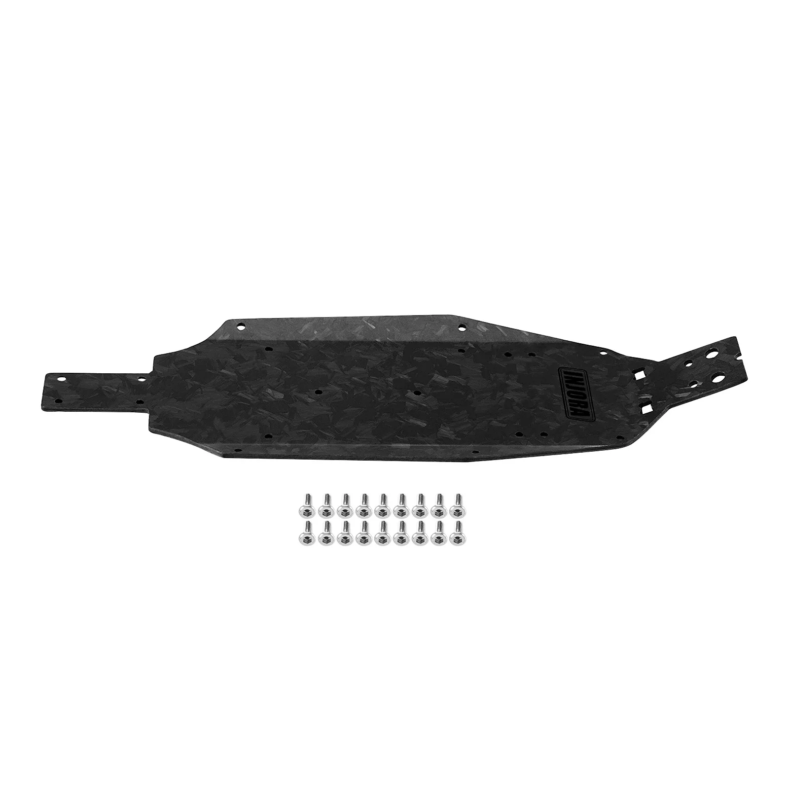 INJORA Forged Carbon Fiber Chassis Rear Wing for 1/24 Buggy Losi Micro-B