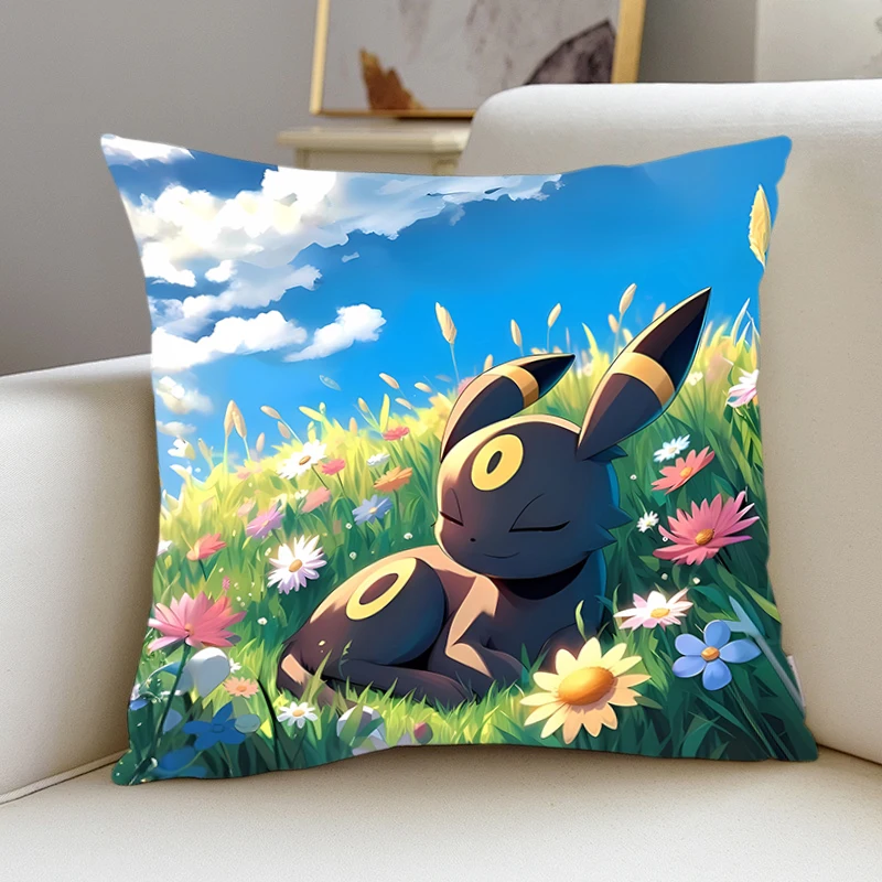 

home decor Pillow Cover U-Umbreon iving room car restaurant deck chair Dakimakura Throw Pillows Square Pillowcase Home Decor
