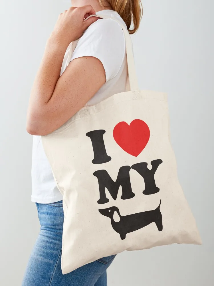 

I love my WEENIE! Tote Bag tote bag women custom tote bag free delivery bags bags for women