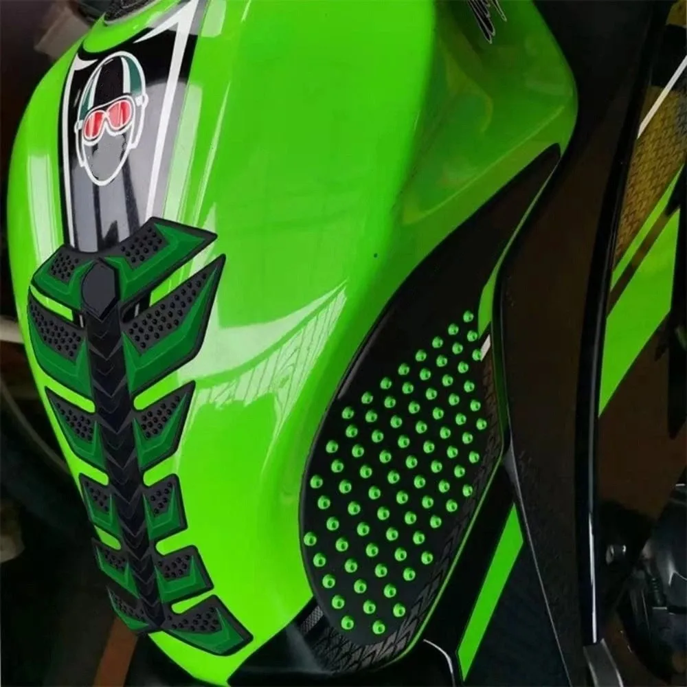 

NEW Decorative Fuel Tank Sticker Oil Resistant Anti-slip Motorcycle Cover Decal 3D Fish Bone Mat Motorcycle Decoration