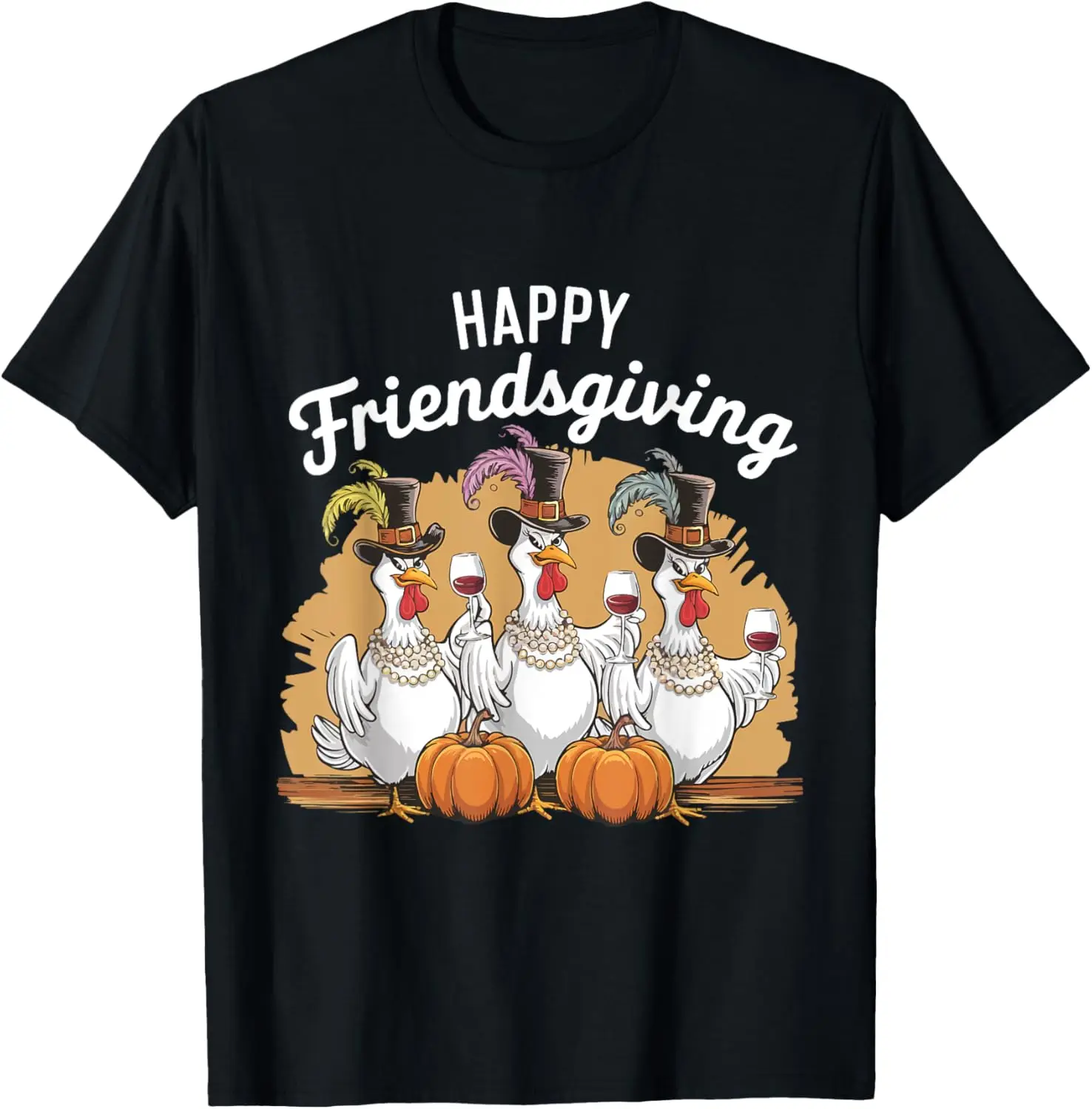 

Happy Friendsgiving Thanksgiving Friends Matching Costume T-Shirt