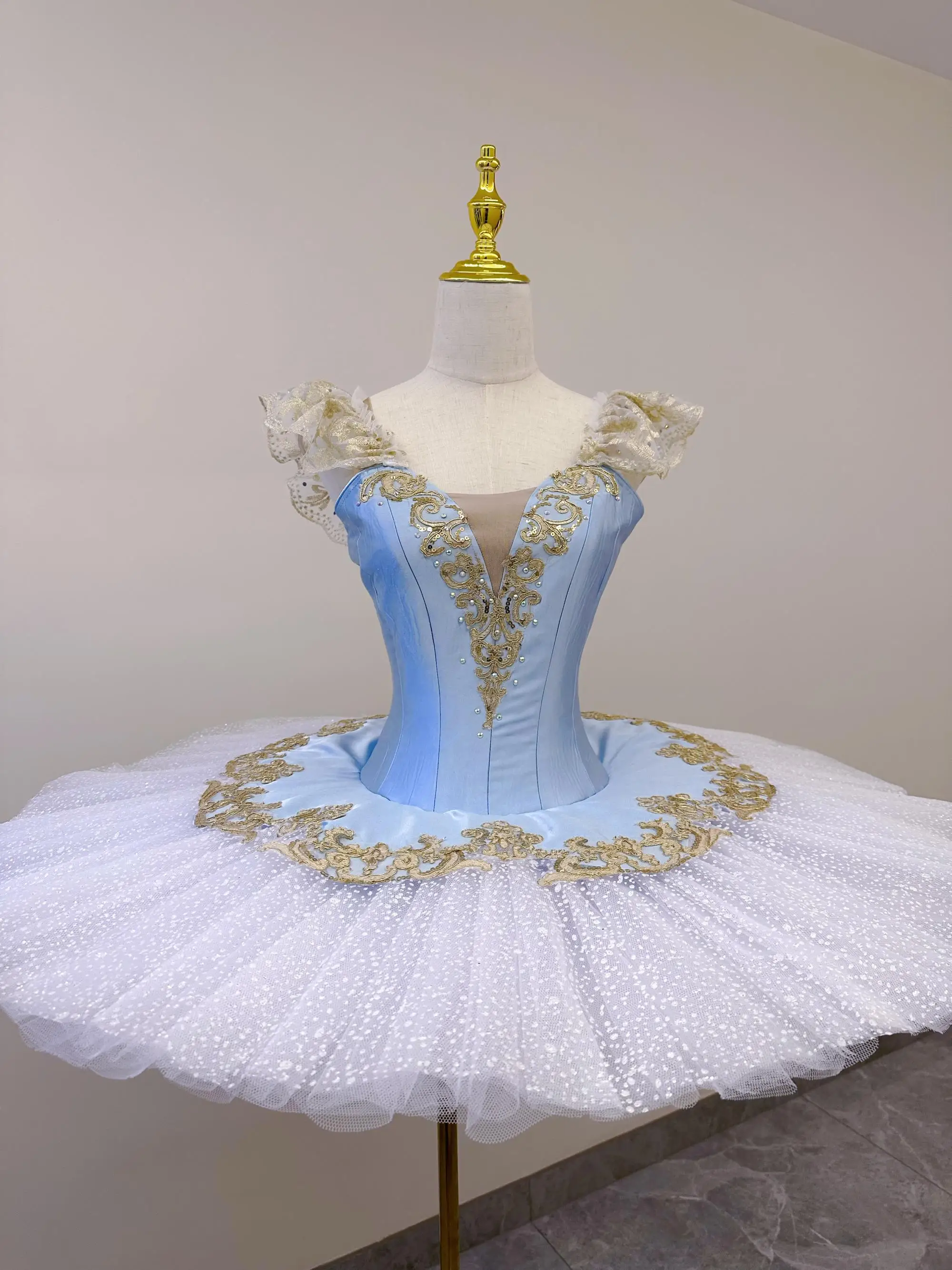 New Ballet Skirt For Women Adult Girls Child Professional Classical Pancake Tutu Costume Perfomance Competition Dress