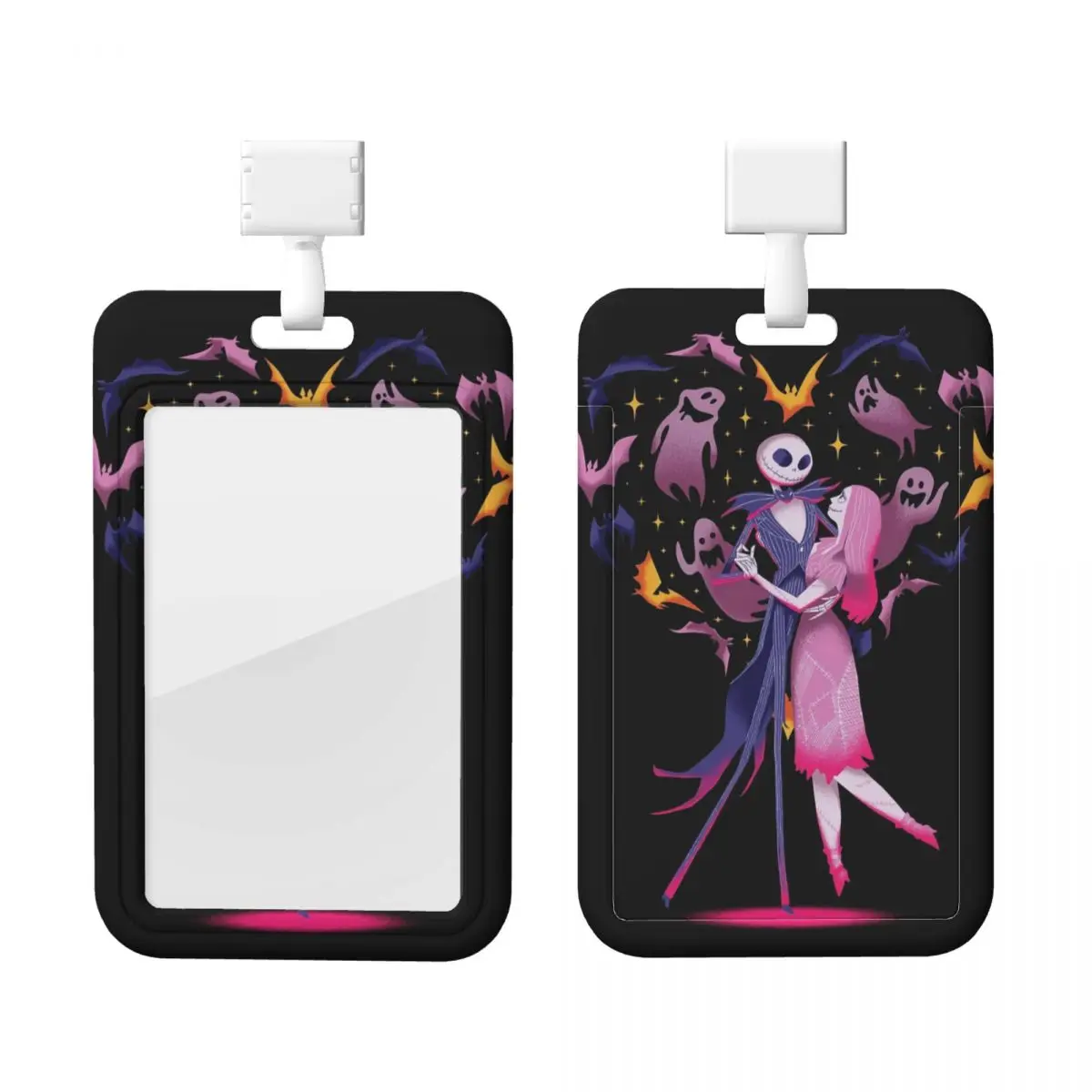 

Custom Jack Skellington Lanyard ID Protector Badge Card Unisex Student Campus Lanyard Cards Holder Credentials Accessories