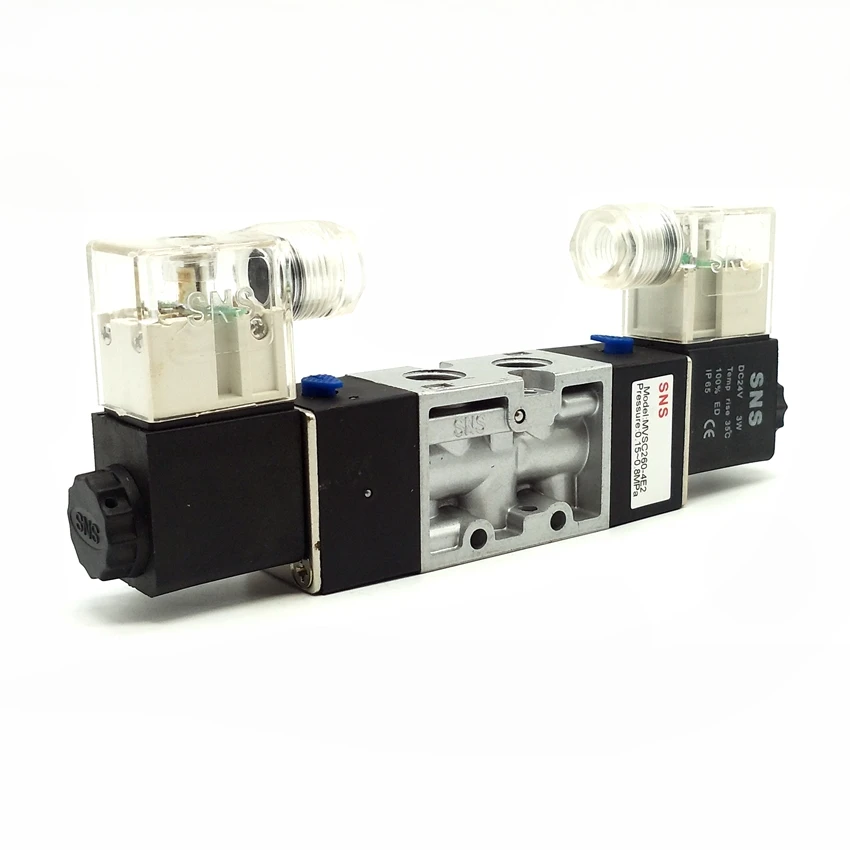 MVSC260-4E2 Solenoid Valves 2 Position 5 Port Pneumatic Control Valve DC24V AC220V