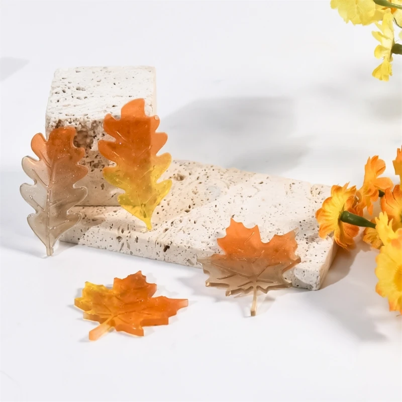 ورقة القيقب شكل السيليكون قلادة قلادة المجوهرات مصنوعة يدويا صنع الملحقات