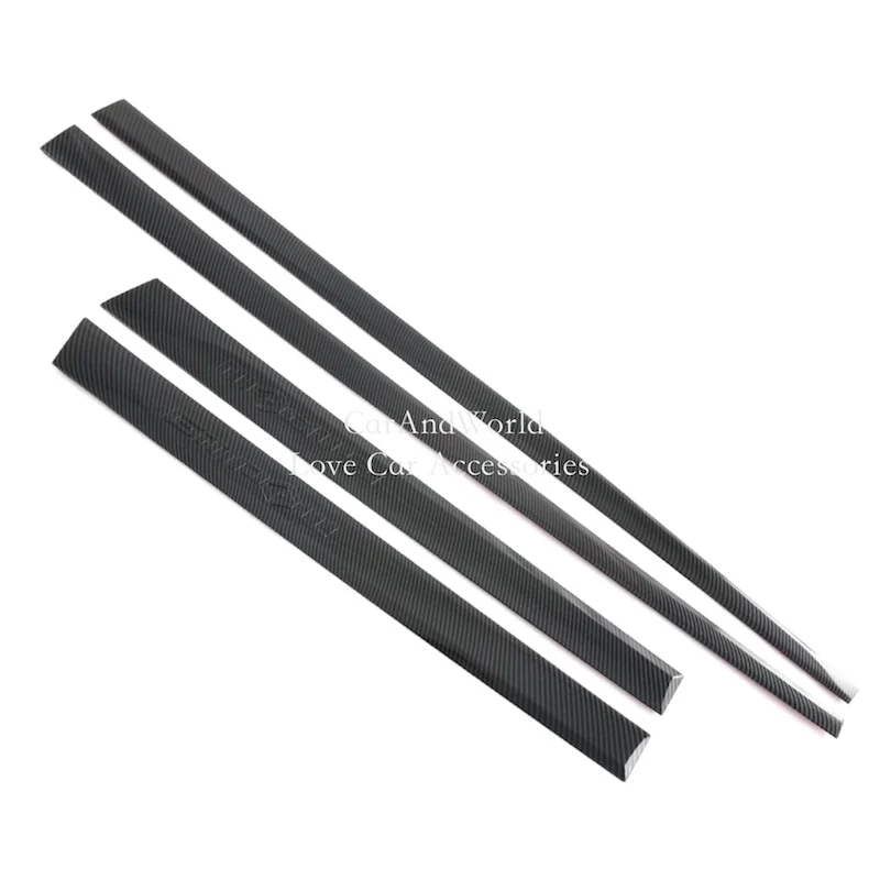 

Для GAC Empow 2022-2025/Dadge Attitude 2024-2025 автомобильные аксессуары дверная защита кузова полоса ABS углеродное волокно боковая юбка накладка крышка