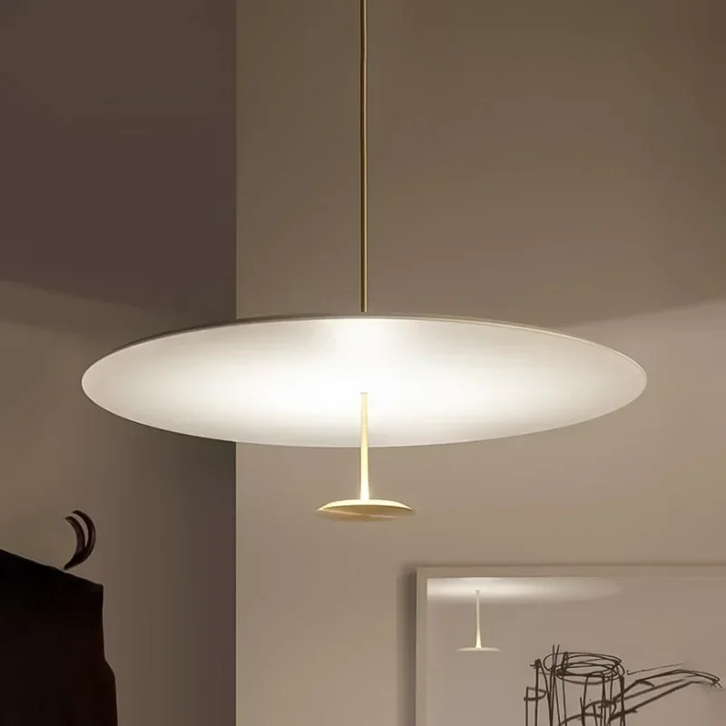 Modern Minimalist Ultrathin Ceiling Pendant Lights Gold Black Suspension Luminaire Hanging Lamp for Living Room Ring Lights