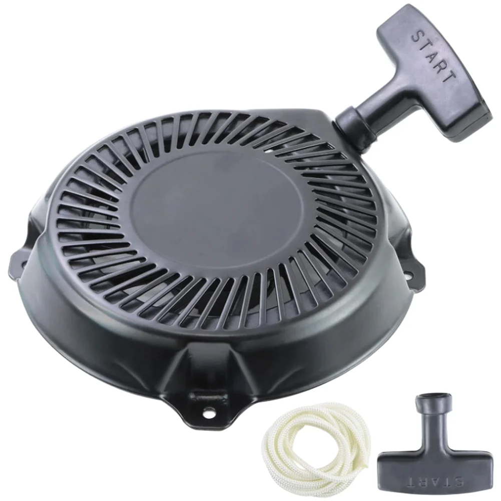 Starter Replacement Pull Start Assembly Metal Housing Smooth Pull Action Mounting Hole 6.38in 162mm For 591301