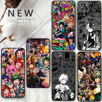 My Hero Academia Katsuki For Samsung A55 A35 A25 A15 A14 A73 A53 A13 A05S A03S A02S A71 A52 A32 Black Soft Phone Case