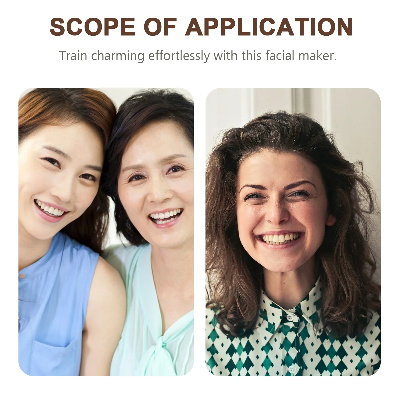 

1 Pair Facial Maker Metal Dimples Trainer Adjustable Intensity Cheeks Exerciser Tool Dimples Shaper For Men Women Face Sculpting