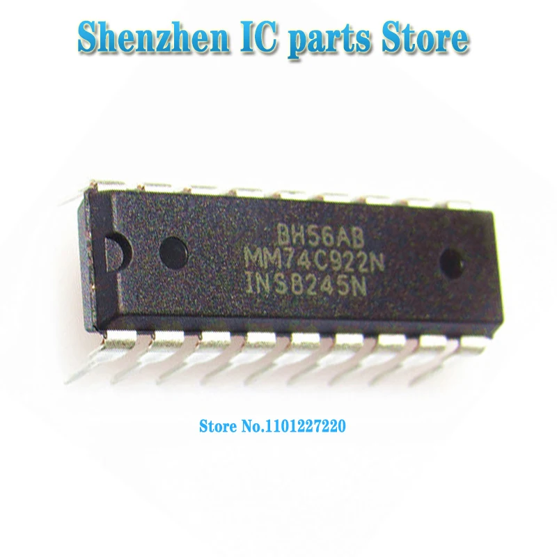 5pcs/lot MM74C922 MM74C922N 74C922 ENCODER 16-KEY DIP-18 In Stock