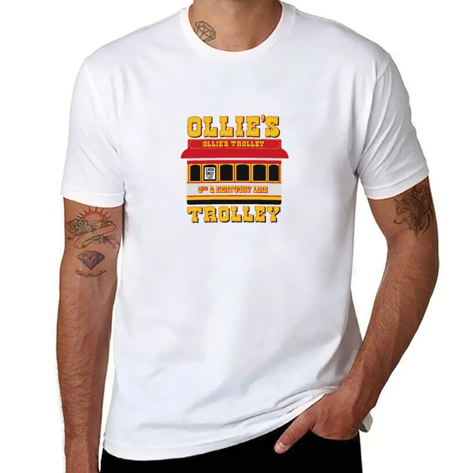 

Ollie's Trolley #1 T-Shirt man t shirt summer anime t shirts oversize cotton t shirts high quality T-shirt