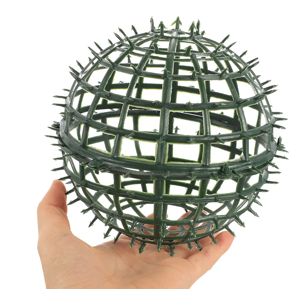 3pcs Artificial Plant Flower Ball Holder Plastic Frame for Home Decor Garden Wedding Topiary Rack Easy Use Versatile