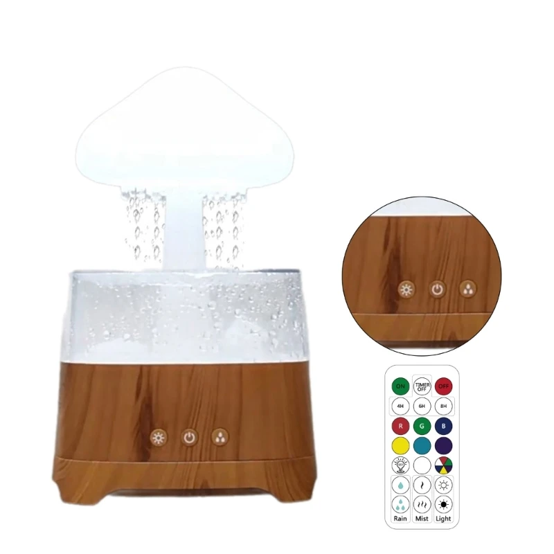 Umidificador ar fofo difusores óleo essencial umidificador névoa doméstica para quarto