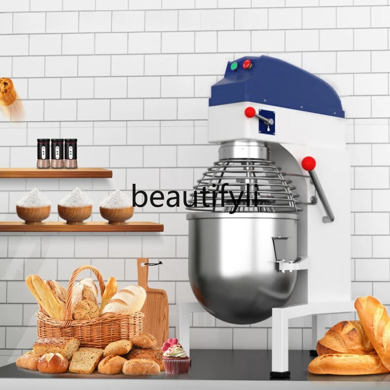 

Commercial Food Mixer Large Capacity Dough Kneading Commercial Multifunctional Stainless Steel Dough Mixer