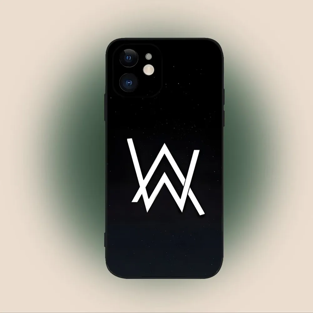 Alan Walker DJ Phone Case For iPhone 15,14,13,12,11,Plus,Pro Max,XS,X,XR,SE,Mini,8,7 Soft Silicone Black Cover