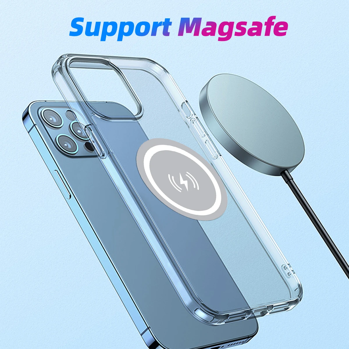 Ultra-thin Special Magnet Plate for Wireless Mobile Phone Charging Magnet Plate Universal Car Back Stick Mobile Phone Bracket