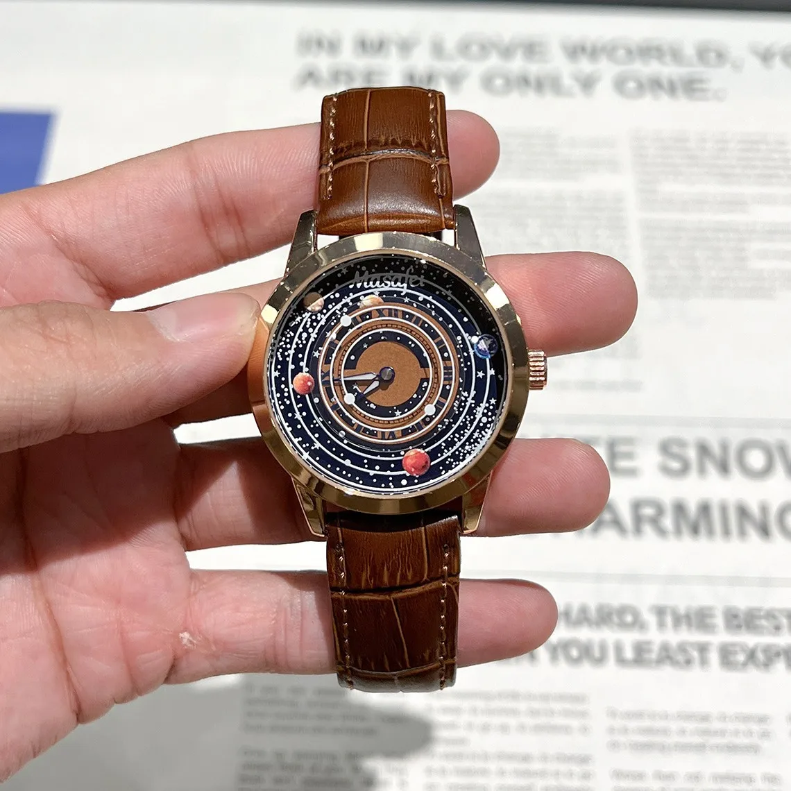 Elegant Women'S Wristwatch, 2026 New Round Dial Men'S Wristwatch, Women'S Gift Quartz Watch, Unique Wristwatch For Women.