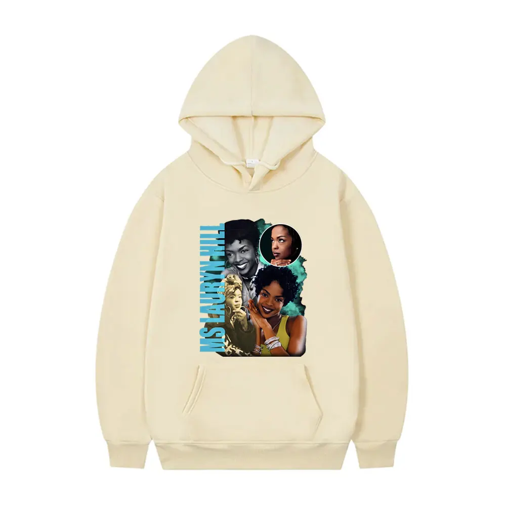 Sudadera con capucha con estampado de Mugshot The Fugees para hombre, Sudadera con capucha de moda de Hip Hop, jersey de música Pop Rock Vintage