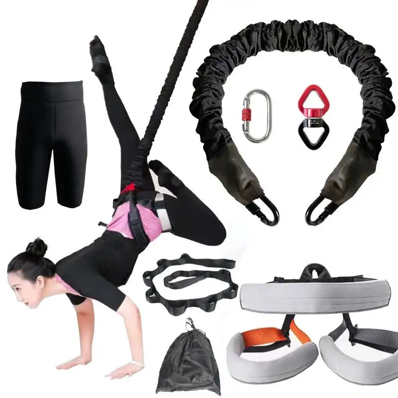 jumping safety indoor bungee cord fitness kit suspension yoga bungee Cords Set