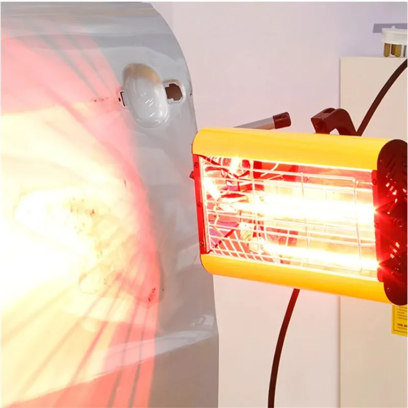 

Handheld 1500W 2500W Infrared Paint Curing Lamp Hot Paint Dryer Heating Lamp Heater Shortwave Infrared baking Lamps