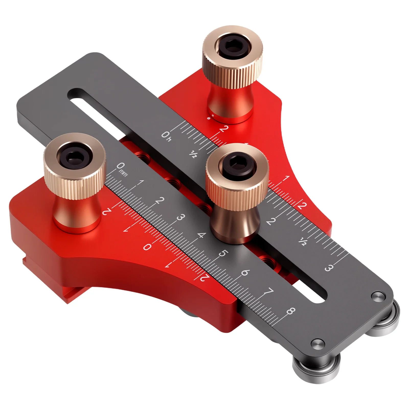 

Table Saw Thin Rip Jig Guide Aluminum Alloy Woodworking Thin Ripping Guide Adjustable Narrow Strip Repetitive Cutting Guide Band