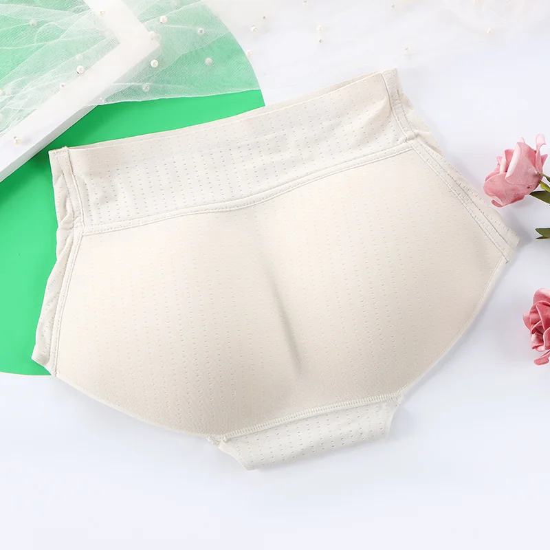 Latex False Ass Underwear Women's Hip Lifting Traceless Hip Raising Artifact Honey Peach Hip Pad Meifeng Hip Closing Safety