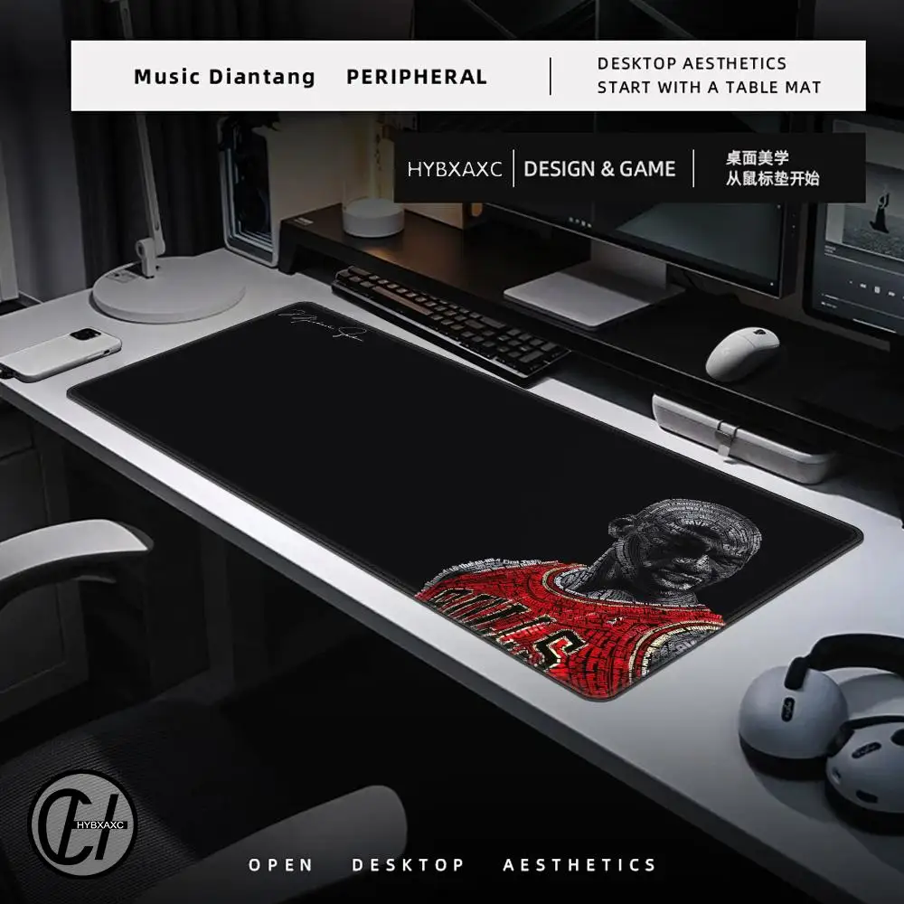 Basketball Mouse Pad Gaming Laptops Mousepad Gamer Keyboard Mat Deskmat Desk Protector Pc Accessories Mats Anime Mause Pads