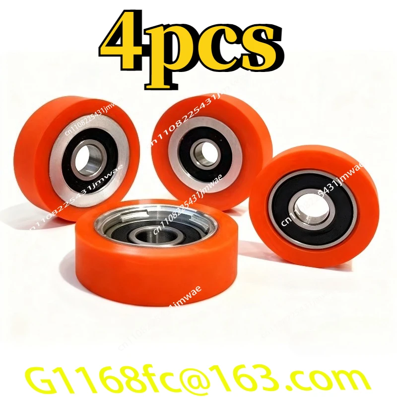 High Quality Automatic Edge Banding Machine Anti-collision Wheel Positioning Rubber Flat Head PU Wheel