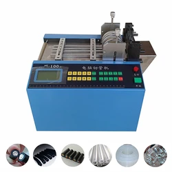 Microcomputer Automatic Cutting Machine Pipe Cutter PVC Heat Shrink Sleeve Shrinking Tube Cutter Wire Rope Cutting Machine