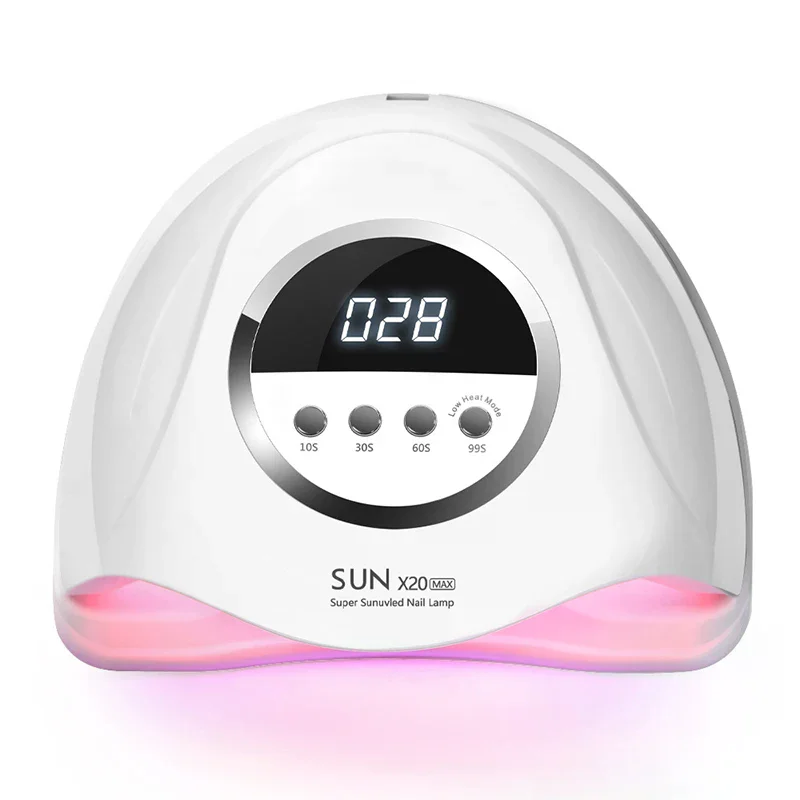 เครื่องอบเล็บเจล LED UV 320W พร้อมตั้งเวลา 4 ระดับ เซ็นเซอร์อัตโนมัติ สำหรับร้านทำเล็บมืออาชีพ