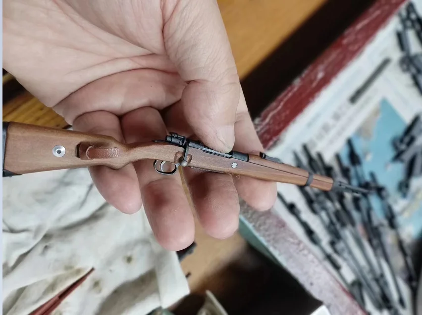 1:6 スケール第二次世界大戦ドイツ G33/40 ライフルミリタリーモデル金属と無垢材のレプリカコレクタブル 12 インチアクションフィギュア用