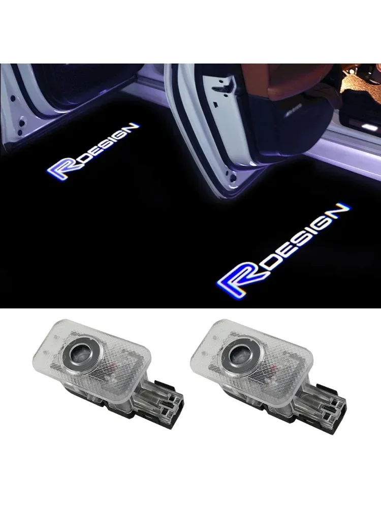 Lampe Led ombre fantôme pour porte de voiture, 2 pièces, accessoires de projecteur pour Volvo XC90 V90 V60 XC60 V40 S80 S60 S90 C40 XC40 V70 XC70