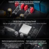 Smsl d400プロオーディオデコーダー、リモコン付き、Bluetooth、光同軸、32ビット、768khz、dac、ak4191、ak4499ex、MQA-CD、xu316、dsd512 5