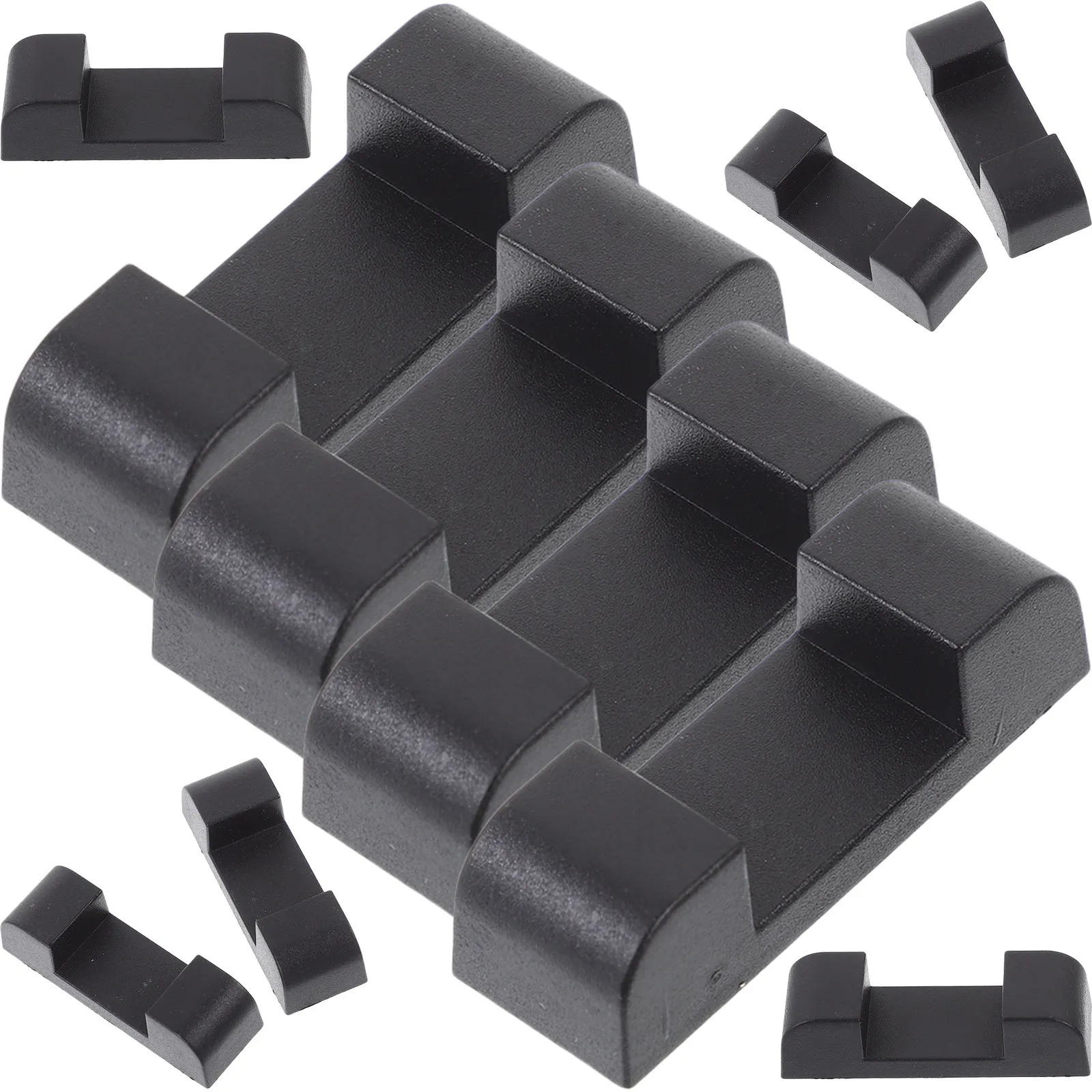 

10Pcs Jewelry Holder Bases Plastic Display Stand Bases for Floating Frames Exquisite Craftsmanship Home Store Countertop Display