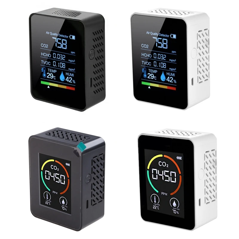 

Precise CO2 Meter Temperature/Humidity Air Quality Indoor