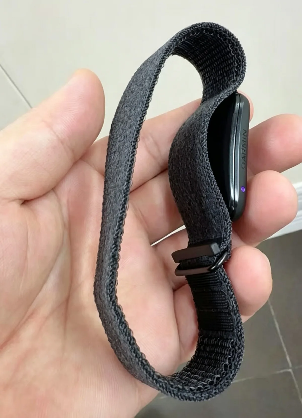 Nylon-Gewebtes Bizepsträgerband für Garmin CIRQA Armband für Sport-Fitness-Tracker Schlaufenarmband für Männer & Frauen – Detail 8