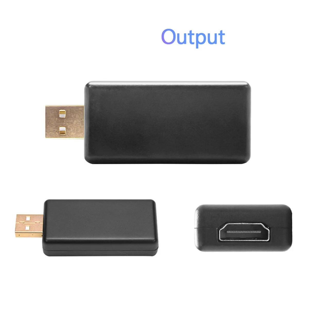 USB to CVBS RCA Video Output Adapter Box Interface Connect to Monitor Display Device for Android Radio Multimedia(A)