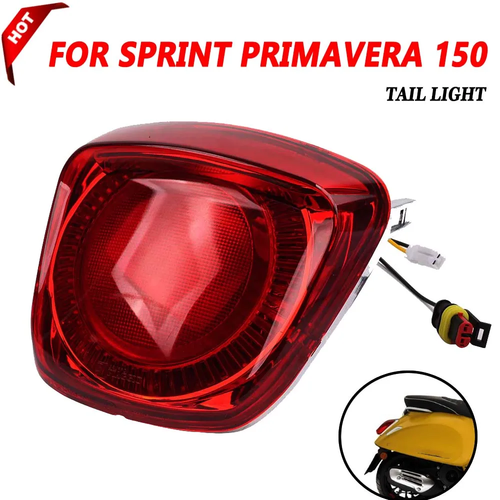 

For Vespa Sprint 50 125 150 Primavera 50 150 Motorcycle Accessories Tail Light Rear Lamp Housing Brake Signal Taillight Assembly