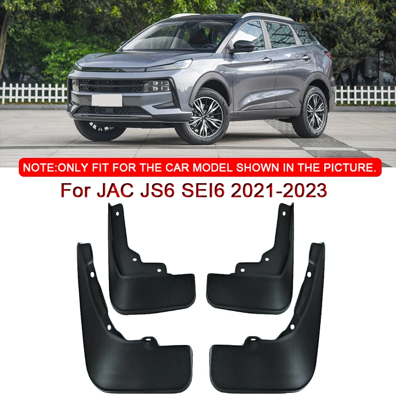 

Car Styling For JAC JS6 SEI6 2021 2022 2023 ABS Car Mud Flaps Splash Guard Mudguards MudFlaps Front Rear Fender Auto Accessories