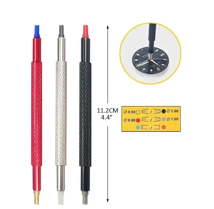 مشاهدة الأيدي مزيل ساعة الضغط الإبر المنتقى مجتذب المناسب أداة إزالة الصواميل ساعة أداة إصلاح الساعاتي اكسسوارات عدة