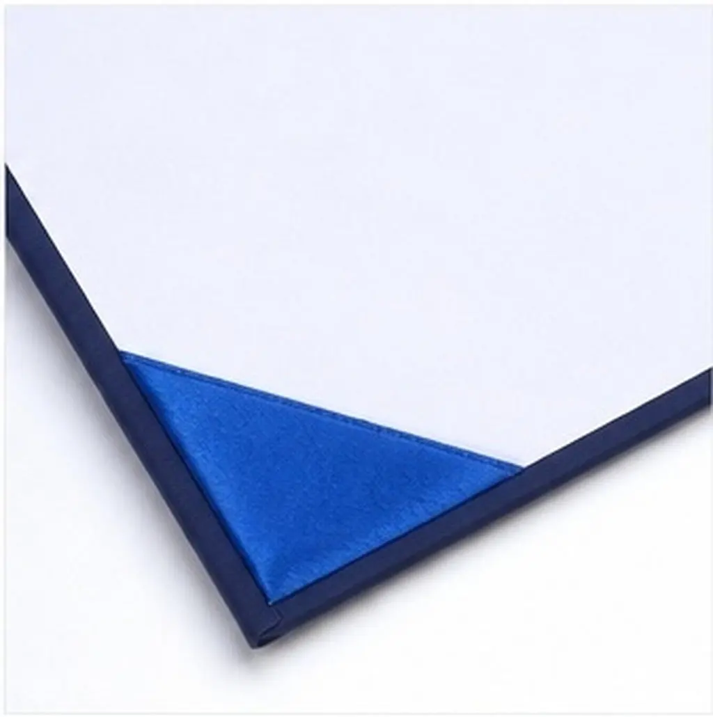 Three-Fold Round Buckle Certificate Cover Paper Certificate Holder Elegant Diploma Protector Award Document Paper Folder