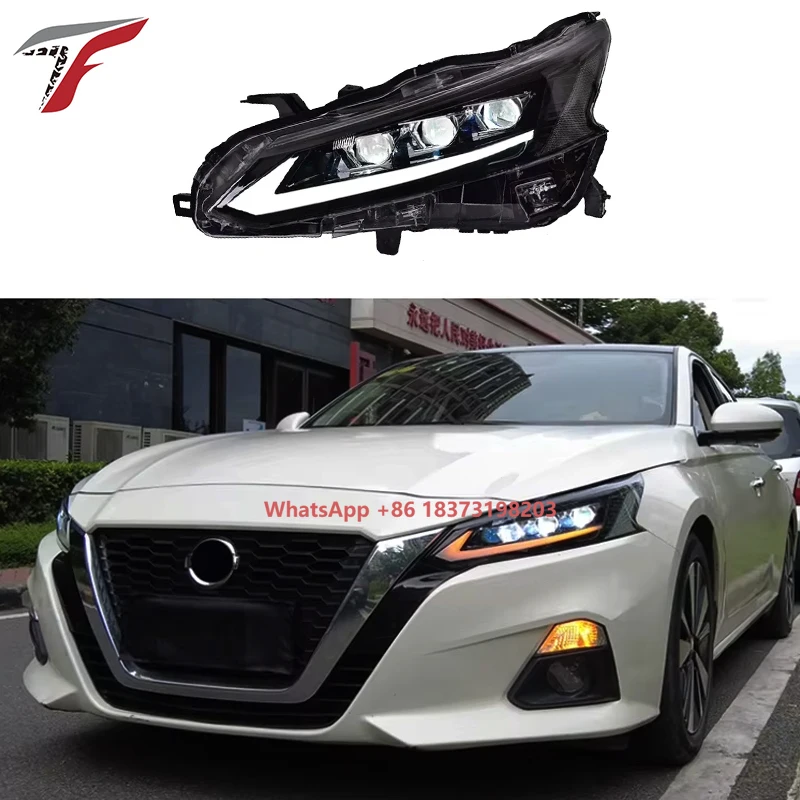 

2014-2021 Altima 3 Lens Front Head Light Lamp Upgrade LED Headlamp for Nissan Teana Headlights