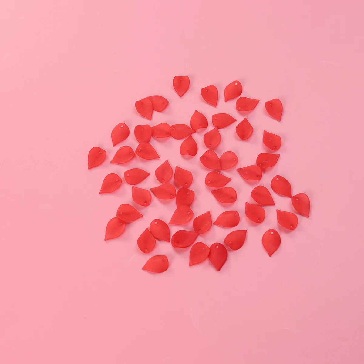 

560 Pcs Wedding Hair Accessories Hairpin Headdress Bouquet Artificial Flowers Diy Bead Jewelry Making Charms Red for